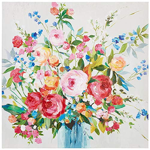 RAZ Imports Vase Floral Lumineux Art Mural