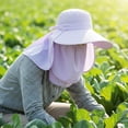 thumbnail image 3 of Stylish Face Covering Sun Cap For Spring/Summer Detachable Neck Guard & Shawl Perfect For Cycling, Tea Picking & Hiking, 3 of 7