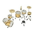 thumbnail image 4 of Mini Drum Kit Model, Durable Wearable Dollhouse Drum Kit Model  For Decoration, 4 of 8