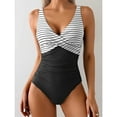 thumbnail image 3 of MLDRA Women One Piece Swimsuits Bathing Suit Tummy Control Lady Slimming Swimwear, 3 of 8