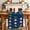 Blue, variant on Navy Blue Spring Floral Table Runner 36 Inches, Green Botanical Summer Flower Birds Bed Runner Dresser Scarves Tabletop for Indoor Outdoor Parties/Ceremony/Banquet, 13"x 36"