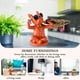 thumbnail image 5 of Decoración de escritorio Bulldog con decoración de escultura de resina de palet para oficina (naranja) Libre de BPA, 5 of 9