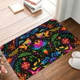 thumbnail image 2 of KLL Mexican Flower Traditional1 Print Front Door Mat Indoor Outdoor Entrance, Non-Slip Mat All-Weather Doormat Indoor Outdoor Rug Patio Porch Entryway Mat, 23.6''x15.7'', 2 of 7