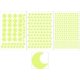 thumbnail image 2 of Pegatinas de pared de estrellas luminosas en la oscuridad para el techo, pegatinas luminosas autoadhesivas, estrellas y para habitaciones infantiles, creando un verde realista, 2 of 6