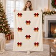 thumbnail image 4 of Christmas Flannel Throw Blanket 40"x60", Soft Microfiber Cozy Blanket for Couch Bed, Holiday Christmas Decorations Throw, 4 of 4