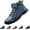 Blue, variant on Olveros Boots, Men's Comfortable Handmade Leather Boots, Waterproof, Arch Support, Pressure Relief, Spacious Toe Box Shoes