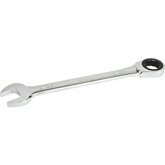 Klutch Ratcheting Wrench, SAE, 1 1/16in.