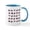 White/Blue Inside, variant on CafePress - SATOR Square Mug - 11 oz Ceramic Mug - Novelty Coffee Tea Cup