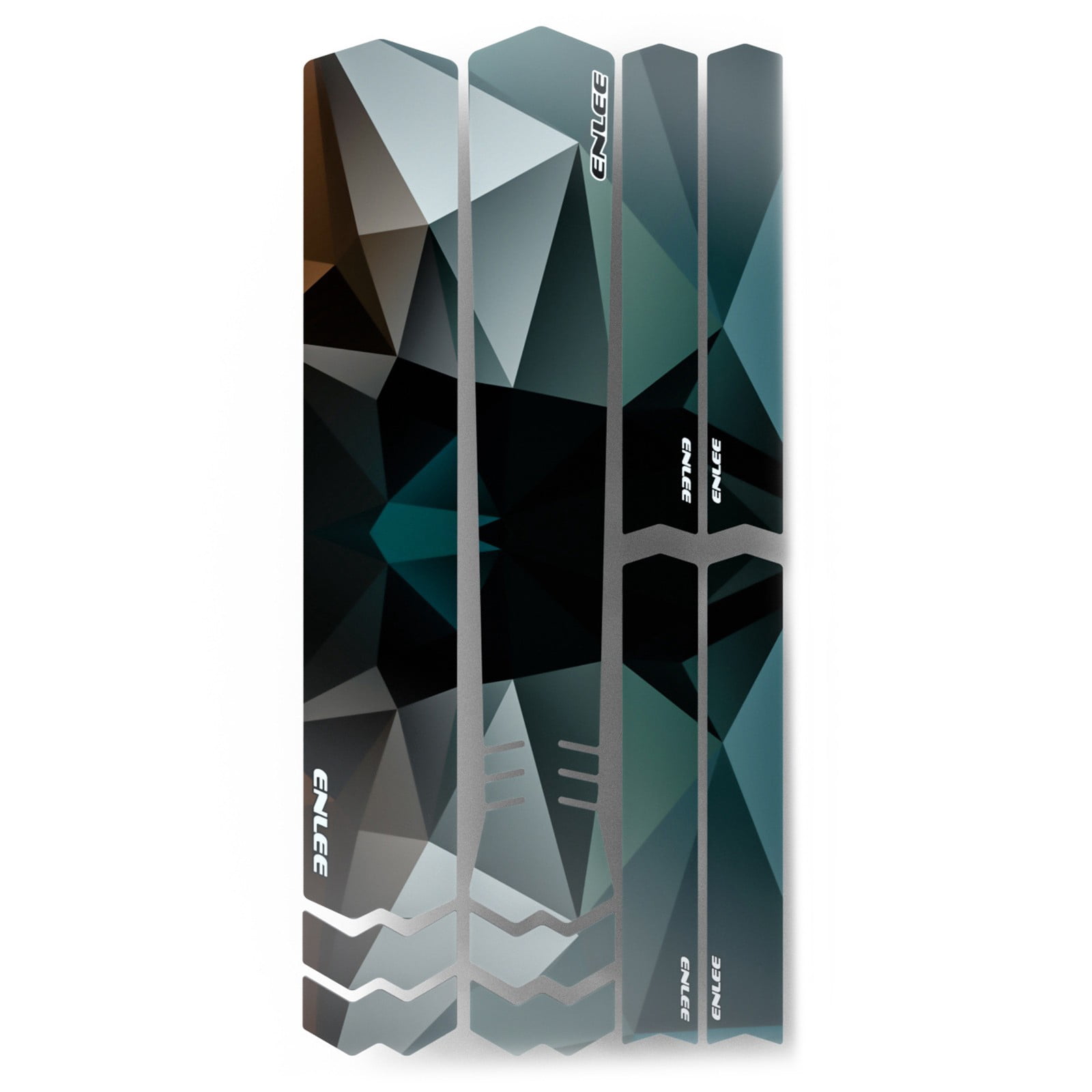 Reflective bike frame protection tape for mountain and road bikes