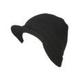 thumbnail image 1 of TopHeadwear GI Ribbed Waffle Beanie w/ Visor - Black, 1 of 2