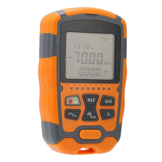 Medidor de potencia de fibra óptica con pantalla digital, comprobador de cable óptico -70~+10dbm para comunicación 10MW