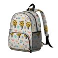 thumbnail image 2 of Sunflower and Bucket White Pattern Backpack for School, Cute School Bag with Adjustable Shoulder Straps and Padded Back, 13.8"x11.4"x6", 2 of 5