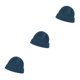 thumbnail image 5 of Minnieouse Gorros Gorros de punto de invierno Lana Lindo Cuff Hat Pullover Hip Hop Ropa fría a prueba de viento Regalos para esquiar azul Type1 NO1, 5 of 6