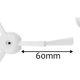 thumbnail image 2 of TEKLiNe Juego de 3 cepillos laterales compatibles con Xiaomi Mi S5 S6 S50 S51 S55 S60 S65 Accesorios de repuesto para aspiradora Robot Cepillos laterales de succión para Xiaomi Mi S5 S6 S50 S51 S55 S JAMW Sencillez, 2 of 3