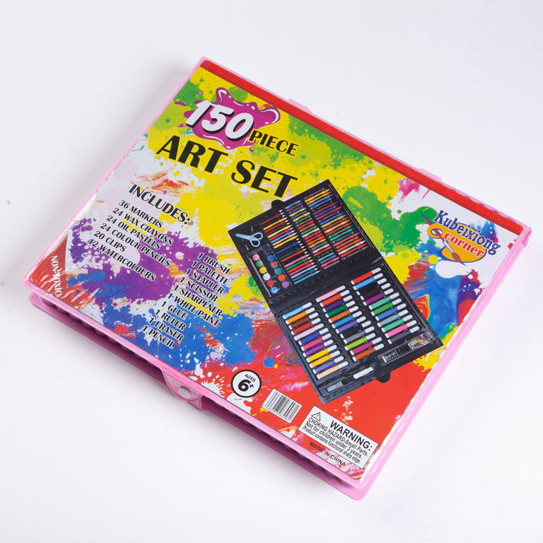 150 Pcs Art Supplies, Art Kits, Art Set for Kids, Gifts for 6-12 Year Old Girls or Boys, Painting Drawing Art Box with Oil Pastels, Crayons, Colored