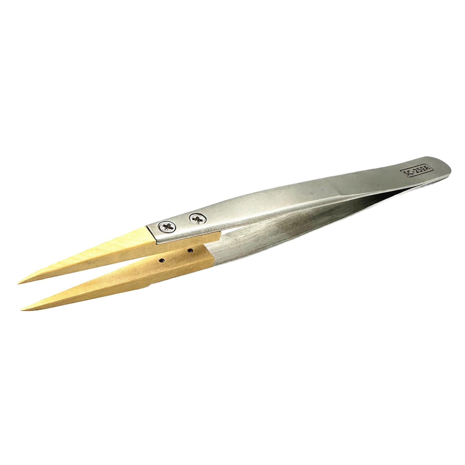 FVDPWYE Boxwood Tip Tweezers Does Not Hurt Watch Parts Watchmakers Repairing Accessories