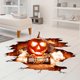 thumbnail image 2 of 3D Halloween Wall Decals Removable, Pumpkin Halloween Wall Stickers Halloween Floor Decals, Scary Wall Decals Stickers Decorations for Bedroom, 2 of 4