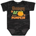 thumbnail image 3 of Inktastic Thanksgiving Sassy Lil Pumpkin with Fall Leaves Girls Baby Bodysuit, 3 of 5