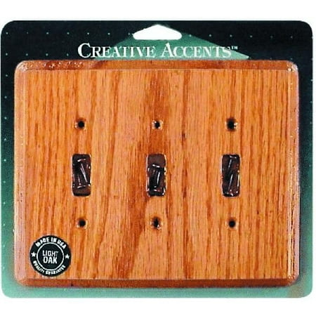 Contemporary Light Oak Switch Wall Plate Walmart