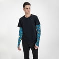 thumbnail image 5 of Easygdp Transportations with Buildings Adult Ice Silk Sunscreen Arm Cover with Thumbhole, Cooling Compression Arm Cover for Running, 5 of 8