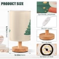 thumbnail image 3 of Table Lamp Desk Lamp Bedside Lamp LED Lamp Night Light With USB Charging Interface for Home Bedroom Living Room A Cute Watercolor Christmas Snowman, 3 of 7