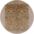 thumbnail image 1 of Ahgly Company Machine Washable Indoor Round Industrial Modern Light Brown Area Rugs, 6' Round, 1 of 7