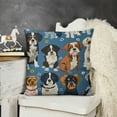 thumbnail image 2 of Cute Dog and Puppy Sethrow Pillow Case Home Decorative Cushion Cover for Sofa Couch Bedding, 2 of 5