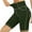 Army Green, variant on Ecqkame Biker Shorts for Women Stretchy Tummy Control Workout Shorts with Pockets High Waisted Yoga Running Gym Shorts Purple XXXL