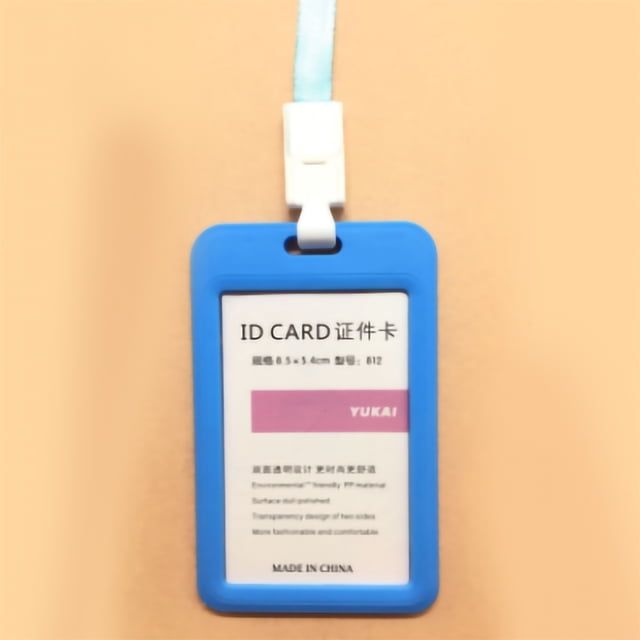 Porta credencial, credencial de empleado, doble cordón, porta credencial de identificación, alta capacidad