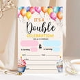 thumbnail image 2 of It's A Double Celebration Birthday Invitations for Girls Boys, Cake Balloons Birthday Party Invitations, 20 Pack Invite Cards with Envelopes, Birthdays Parties Decorations, 4x6 Inch-A14, 2 of 6