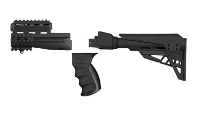 Advanced Technology TactLite, Stock, Fits AK-47, Scorpion Butt Pad, Side Folder Stock, Pistol Grip, Forend, Scorpion Rec by Advanced Technology