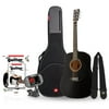 Rogue RA-090 Dreadnought Acoustic Guitar Bundle Black