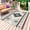 Brown Teal, variant on Turquoise Gray Boho Outdoor Rug 4x6 Ft - Reversible Patio Rug Outdoor Camping Rugs, Southwestern Ethnic Geometric Washable Indoor Outdoor Area Rugs, Non-Slip Outdoor Carpet Runner for Deck/Porch