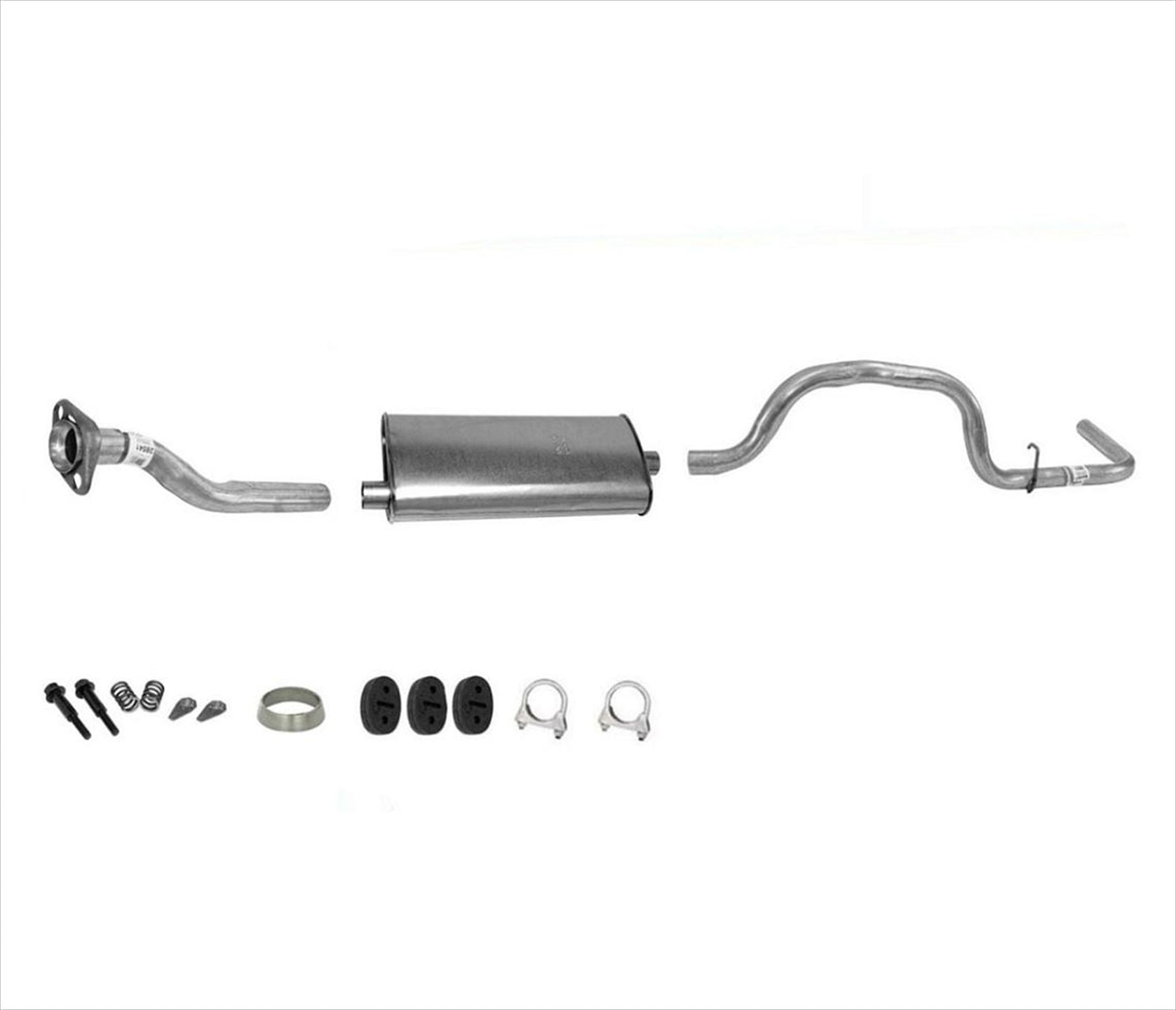 2004-2006 Toyota Camry 3.3L Japan built models only resonator muffler exhaust system kit fits 