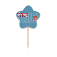 thumbnail image 1 of Bermuda Country Flag nombre Selección de pastelitos Star lable Flag en palillos de dientes, 1 of 3