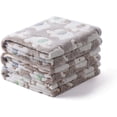 thumbnail image 1 of 1 Pack 3 Blankets Super Soft Fluffy Premium Cute Elephant Pattern Pet Blanket Flannel Throw for Dog Puppy Cat Khaki Small(23x16 inch), 1 of 6