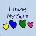 thumbnail image 2 of CafePress - I Love My Busia Body Suit - Baby Light Bodysuit, Size Newborn - 24 Months, 2 of 4