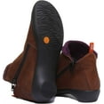 thumbnail image 4 of Softinos Farah Women's Soft Leather Zip Up Casual Ankle Boot In Cognac Size 7.5-8, 4 of 6