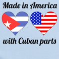 thumbnail image 2 of CafePress - Made In America With Cuban Parts Body Suit - Long Sleeve Cotton Baby Bodysuit, 2 of 4