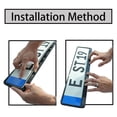 thumbnail image 4 of ZPAQI Universal European License Plates Holder Mounting Adapter Bumper Frame Bracket, 4 of 11