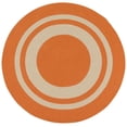 thumbnail image 1 of Colonial Mills Tapis CN10R048X048 Coronado Rond Tressé Rouille - 4 Pieds, 1 of 1