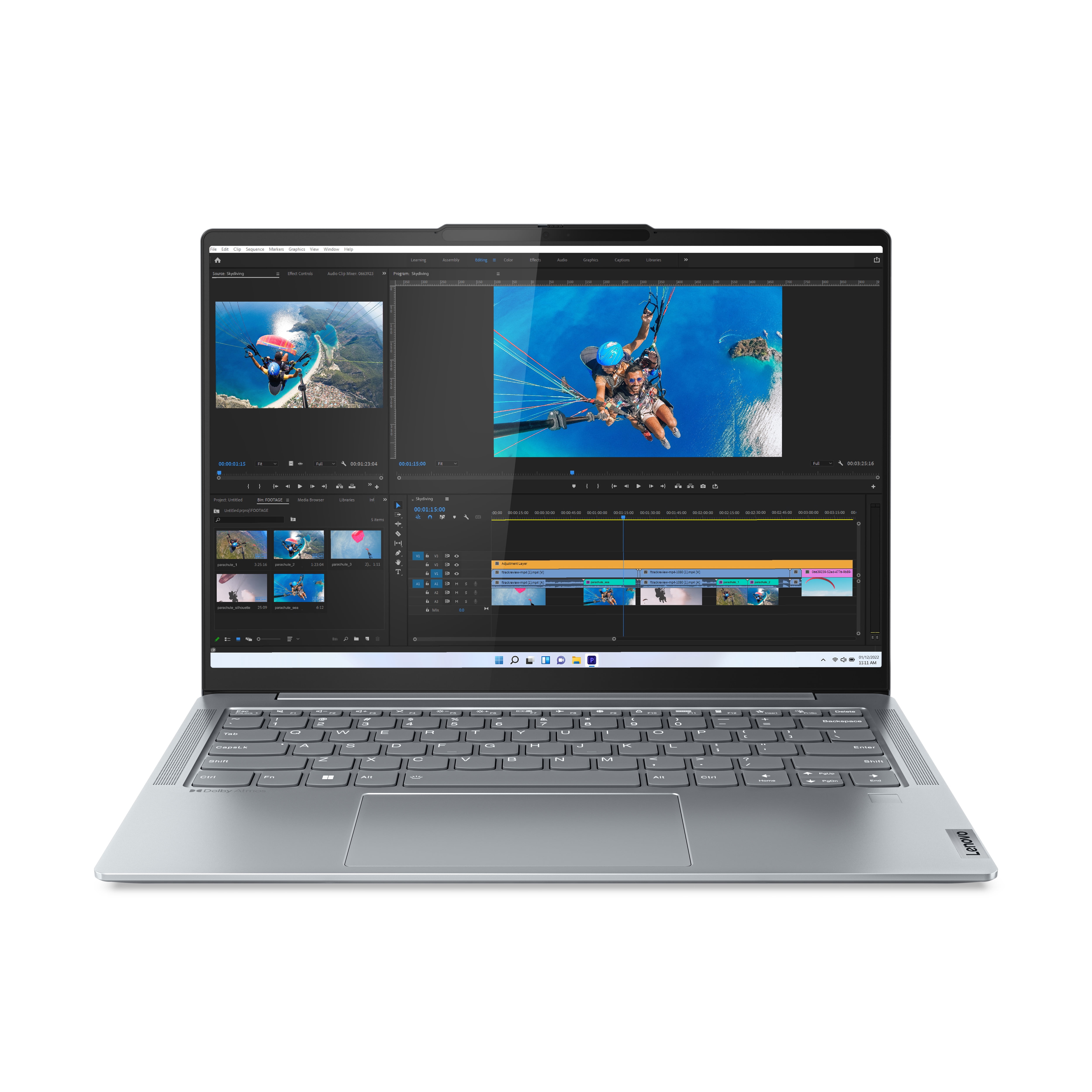 LENOVO 83A40008US Slim 7 14IRP8 14" 2.8K Touchscreen i7-1360P 2.2GHz Intel Iris Xe Graphics 16GB RAM 512GB SSD Win 11 Home Misty Grey