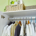 thumbnail image 6 of Idealcabin Freestanding Wardrobe Armoire With Drawers, Bedroom Wardrobe Closet for Hanging Clothes, Wood Cabinet with Shelves, 6 of 7