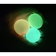 thumbnail image 2 of 1 Pack of 3 Small Glow in the Dark Doh Filled 1.5" Stress Ball - Ceiling Sticky Glob Balls - Squishy Gooey Shape-able Squish Sensory Squeeze Balls, 2 of 3