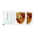 thumbnail image 5 of Genuine Crest Synthetic Resin Sticker of Porsche Logo 2 Pack (25.59 in x 20.86 in / 65mm x 53mm) Including Wipe - GT3 RS 4.0/GT2 Style Porsche Emblem, 5 of 6