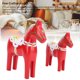 thumbnail image 4 of Figuras De Caballos De Suecos, Adornos De Compuesta Pintados A Mano Para Decoraciones De Boda En El Hogar, 2 Uds., 4 of 7