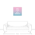 thumbnail image 3 of Creative Products Keep Calm And Be A Mermaid 24x24 Canvas Wall Art, 3 of 5