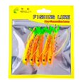 thumbnail image 1 of Soft Lure Two Tone Split Soft Fish Bait Freshwater Fishing Set Soft Bait Lot F7 O3V0, 1 of 8
