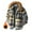 A02_Checked Blue, variant on Men's Fleece Plaid Shirt Jackets Sherpa Lined Hoodies Puffer Jacket Loose Fit Warm Qulited Jacket Trendy Winter Down Jackets Warm Puffer Jackets Winter Outdoor Coat Warm Outwear