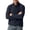Dark Blue, variant on Quarter Zip Pullover Men 1/4 Zip Softshell Golf Jacket Fleece Lined Wind Resistant Loose Sweatshirt Zipper Pockets Spring Fall Big & Tall Size M-4XL Black